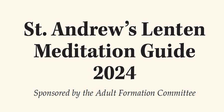 Lenten Meditation Guide 2024