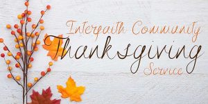 Interfaith Thanksgiving ervic