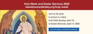 Join us for Holy Week 2022