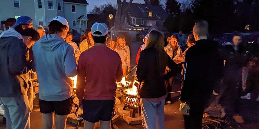 Youth Group Fire Circle