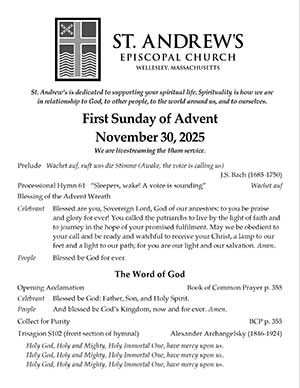 First Sunday of Advent